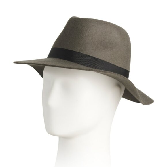 NEW HAT ATTACK Wool Felt Body Hat charcoal for women 022tn - Picture 2 of 3